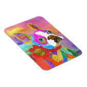 Flexible Boston Terrier Magnet 3"x4" (Côté Droit)