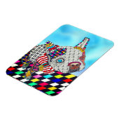 Flexible Boston Terrier Magnet 3"x4" (Côté Gauche)