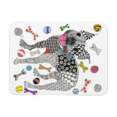 Flexible Boston Terrier Magnet 3"x4" (Horizontal)