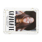 Flexible Boubbly Chic Graduation Magnet Faire-part (Horizontal)