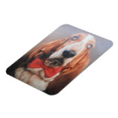 Flexible Bouteille Magnet Premium Hound Dans Cravate Bow Ro (Côté Gauche)
