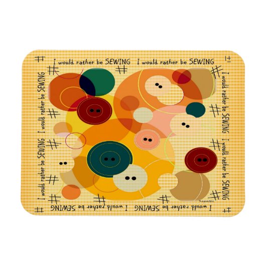 Flexible Boutons à coudre Magnet Premium (Horizontal)