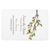 Flexible Branches broyées Enregistrer la date Flexi Magnet (Horizontal)