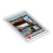Flexible Bratislava - I Love - Slovaquie - Magnet (Côté Droit)