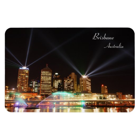 Flexible Brisbane Festival Australie, Premium Magnet (Horizontal)