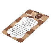 Flexible Brunch Coffee Muffin Recipe Magnet (Côté Gauche)