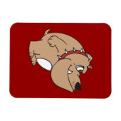 Flexible Bulldog Flex Magnet (Horizontal)