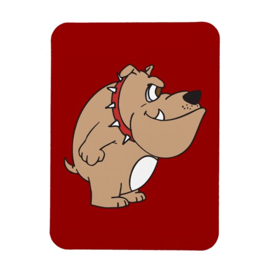 Flexible Bulldog Flex Magnet (Vertical)