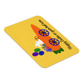 Flexible Bunny Riding voiture carotte #3 Magnet (Côté Droit)