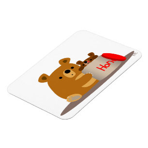 Flexible Bye Bye Honey ! Magnet souple pour les ours en car