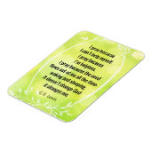 Flexible C.S. Lewis Prière Poème Magnet (Côté Gauche)