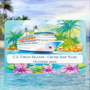 Flexible Cabine de l'île de Croisière - Magnet de marqueur