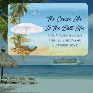 Flexible Cabine de l'île de Croisière - Magnet de marqueur 