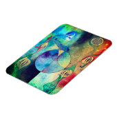 Flexible Cadeau Lotus Flower Magnet (Côté Gauche)