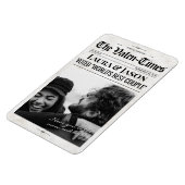 Flexible Cadeau Valentines personnalisées Magnet journal (Côté Gauche)