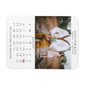 Flexible Calendar Save the Date Magnet (Horizontal)