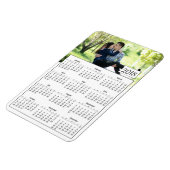 Flexible Calendrier 2018 Magnet photo romantique personnali (Côté Gauche)