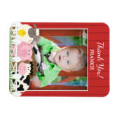 Flexible Camping photo Merci 3 x 4 pouces Premium Magnet (Horizontal)