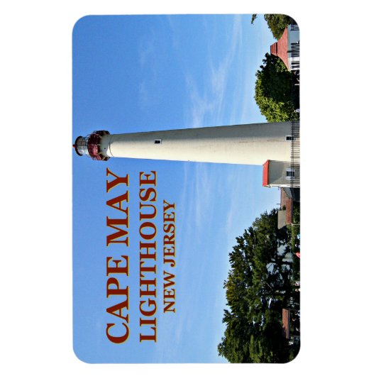 Flexible Cape May Lighthouse, New Jersey Flexi Magnet (Vertical)