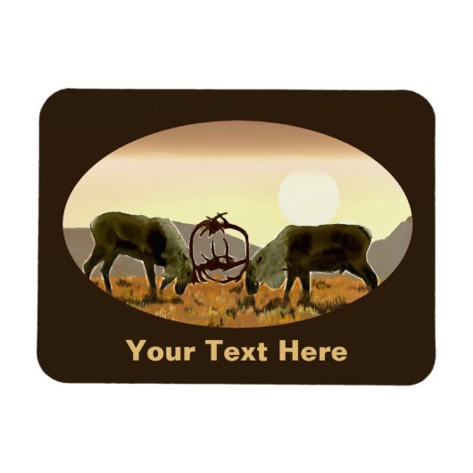 Flexible Caribou Duel Magnet (Horizontal)