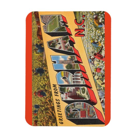 Flexible Caroline du Nord, Durham Magnet (Vertical)