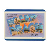 Flexible Caroline du Sud, Folly Beach Magnet (Horizontal)