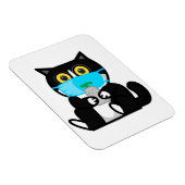 Flexible Cartoon Manchy's Stay safe Magnet (Côté Droit)