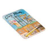 Flexible Casey, IL Magnet (Côté Droit)