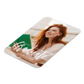 Flexible Casual Script | Magnet de Faire-part de diplôme (Côté Gauche)