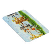 Flexible CAT DANSE CHANTER FELINE MAGNET *Personnaliser (Côté Droit)