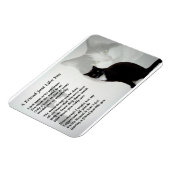 Flexible Cat Design ami Poem Magnet (Côté Gauche)