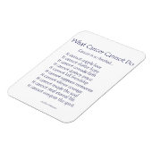 Flexible Ce que le cancer ne peut pas faire Poem Magnet (te (Côté Gauche)