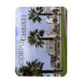 Flexible Centre-ville Corpus Christi Texas Souvenir Magnet (Vertical)