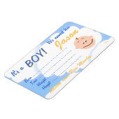 Flexible C'est un garçon Magnet Faire-part personnalisable (Côté Gauche)