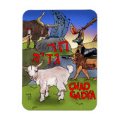 Flexible Chad Gadya - Pâque - Magnet (Vertical)