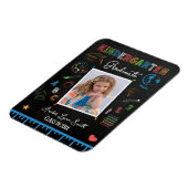 Flexible Chalkboard Kindergarten Graduation Magnet (Côté Gauche)