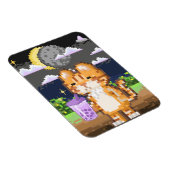 Flexible Chat Boire Boba Tea UFO Eclipse Magnet (Côté Droit)