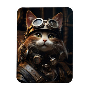 Flexible Chat Portant des lunettes de soleil Avion Magnet