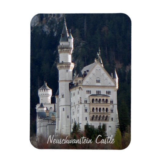 Flexible Château de Neuschwanstein Magnet Premium (Vertical)