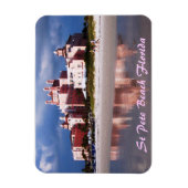 Flexible Château de sable St Pete Plage Flexi Magnet (Vertical)