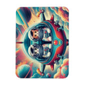 Flexible Chats en magnet de l'espace ! (Vertical)