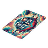 Flexible Chats en magnet de l'espace ! (Côté Gauche)