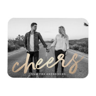 Flexible Cheers Luxe Magnet de photo de vacances