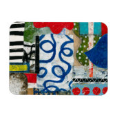 Flexible Chemin vers l'avant Ahead Refrigerator Magnet (Horizontal)