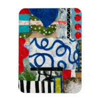 Chemin vers l'avant Ahead Refrigerator Magnet