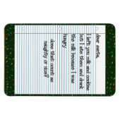 Flexible Cher Père Noël Premium Magnet (Horizontal)