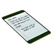 Flexible Cher Père Noël Premium Magnet (Côté Droit)