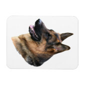 Flexible Chien de berger allemand Magnet en tête (Horizontal)
