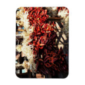Flexible Chili Ristras Père Noël Fe New Mexico Magnet (Vertical)