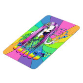 Flexible Chloe Peace Arc en ciel Hippie Fairy Magnet (Côté Gauche)